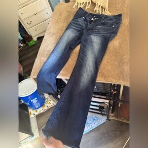 Women's Blue Flared Jeans
